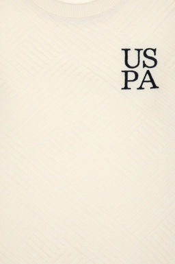 Erkek _ocuk Krem Bisiklet Yaka Sweatshirt - U.s. polo assn фото 4