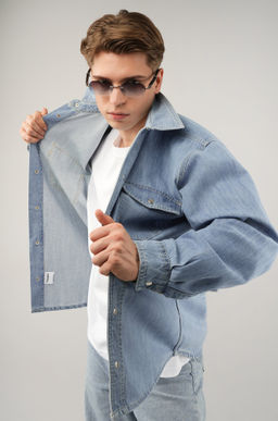 Мужская джинсовая рубашка Happyfox - Happy fox фото 9