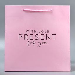 Пакет подарочный квадратный, упаковка, «Подарок для тебя», 30×30×30 см