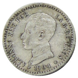 50 сентимо 1904 (10) года Испания