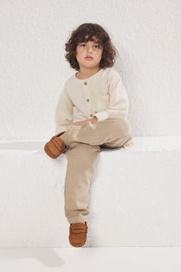 Trendyol Shoes Taba Nubuk Buyuk/Kucuk Erkek Cocuk Kids Loafer Ayakkab? TAKSS25LA00010