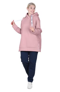 Худи Грильяж Х-376 (42-52) футер начес 3-х нитка - Лотос фото 5