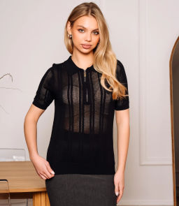 Футболка #КТ8209, чёрный