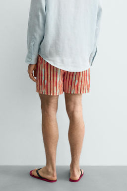 BA?ADOR MEDIO RAYAS / Naranja - Zara фото 3