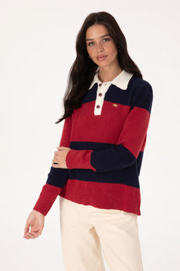 Kad_n Bordo Polo Yaka Kazak - U.s. polo assn фото 3