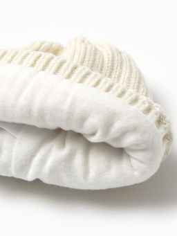 Шапка детская «Крошка Я», размер 44-46 см, молочная