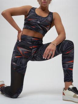 Костюм для фитнеса женский темно-серого цвета 2922TC - FUYOUKAI фото 24