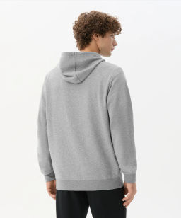 Худи на молнии JOGEL ESSENTIAL Cotton FZ Hoodie, серый меланж  фото 7