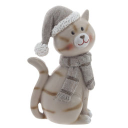 Фигурка декоративная "Кошка", L5 W4 H9 см, 2в.