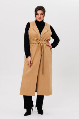 Жилет Michel Chic 354/1 темно-бежевый фото 4