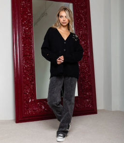 Кардиган #КТ882 (6), чёрный