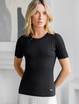 Джемпер тонкой вязки из вискозы с нейлоном