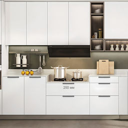 Ручка торцевая CAPPIO RT002, L=250 мм, м/о 192 мм, цвет серый