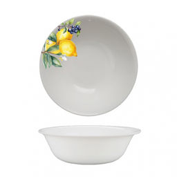 MILLIMI Салатник Лимоны 550мл, 16,5*4,8см, опаловое стекло арт. 818-277