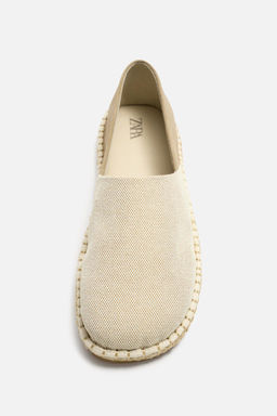 LEATHER AND FABRIC ESPADRILLES - Zara фото 5
