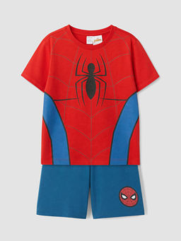 Spider-Man Bask?l? Erkek ?ocuk Pijama Tak?m?