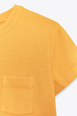 WASHED T-SHIRT WITH POCKET - Zara фото 25