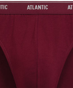 ATLANTIC 2RMP-094 Трусы спорт - набор 2 шт. графитовый + каберне фото 5