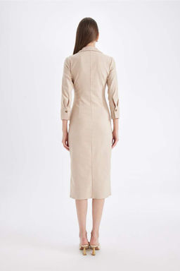 Бенгалинское платье миди с короткими рукавами - Defacto фото 9