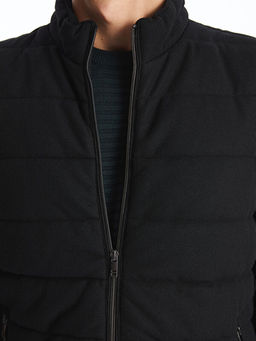 Slim Fit Dik Yaka Erkek ?i?me Yelek