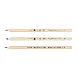 ВКФ ИНЖЕНЕР 3P-1240 Набор граф. карандашей ОПП заточенный ассорти 10 х 3 шт. М(В), ТМ(НВ), Т(Н)