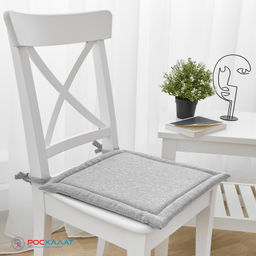 Подушка для стула ВН рогожка 40/40 пеп-сер  ПДС-01 (26) 40х40