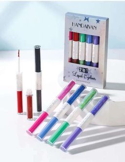 HANDAIYAN Набор ярких водостойких подводок для глаз тон В, 6шт - Sadoer фото 3