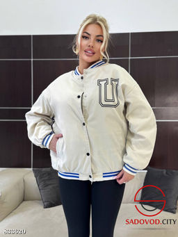 Бомбер с надписью женский - Bruno фото 3