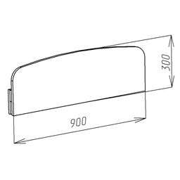 Бортик для кровати съемный Твист-1, 900х50х300, Ясень шимо темный - Simaland фото 3