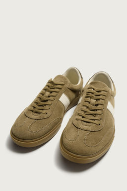 ZAPATILLA ESTILO RETRO / Marr?n Arena - Zara фото 2