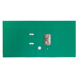 Expert Complete Регистратор PVC, 2-х стороннее покрытие, мет.уг. 75 мм 50 шт. Premier A4 арочный механ. (разб.) лён зеленый ЕС100162003