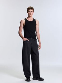 Super Baggy Fit Erkek Jean Pantolon