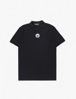 Siyah Regular Fit %100 Pamuk K_vr_lmaz Polo Yaka Basic Ti__rt