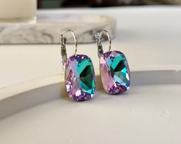 Серьги с чешскими кристаллами