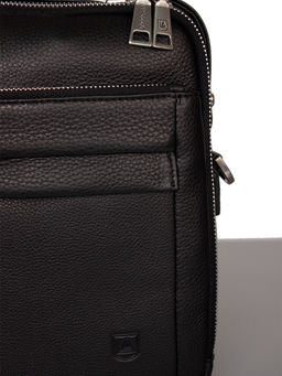 LACCOMA сумка 3765-4-черный натуральная кожа