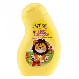 Детский шампунь 0+ 250мл, 7х4х16см, "Львеночек" Аромат банана (Иран)