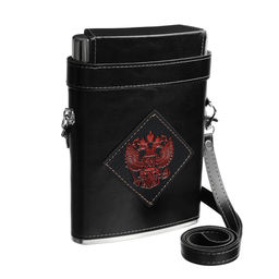 Фляжка Герб, нержавеющая сталь, 540 мл, 18 oz