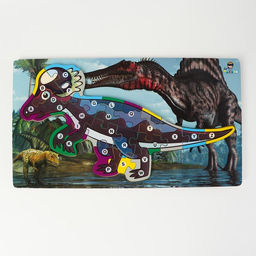 Деревянный пазл по номерам Динозавры МИКС - Лесная мастерская фото 3