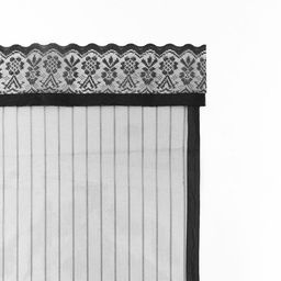 Сетка антимоскитная для дверей, 100×210 см, на магнитах, чёрная