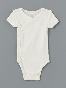 Bisiklet Yaka K?z Bebek ??t??tl? Bodysuit 2li