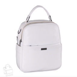 Рюкзак женский кожаный 970034 white Velina Fabbiano-Safenta/30  в Новосибирске