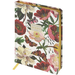 Ежедневник недатированный А5+ FLORA.Пионы 3-744/08
