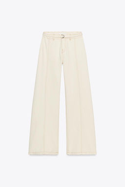Z1975 HIGH-WAIST BOOTCUT JEANS WITH BELT - Zara фото 7