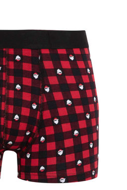 Боксеры стандартного кроя с новогодней тематикой - Defacto фото 7