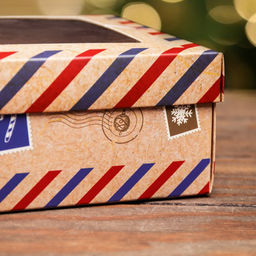 Цена за 5 шт. Коробка складная, крышка-дно, с окном Пусть сбываются мечты 21 х 15 х 7 см - UPAK LAND фото 3