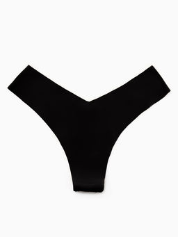 Трусы бесшовные бразильяно KAFTAN, чёрные, размер 44-46