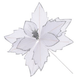 Цветок искусственный "Пуансеттия", L42 W42 H45 см, 2в.