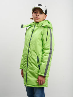 Парка для мальчика "Оникс" салатовый