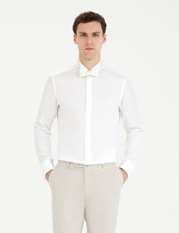 Beyaz Slim Fit Smokin G_mlek