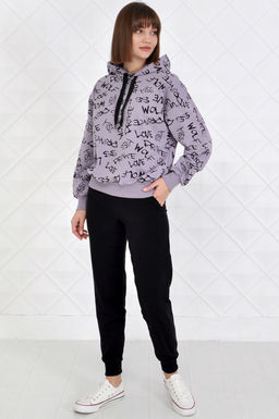 Арт. 2350 Костюм с брюками женский 44-52 (5 шт) Цвет:верх- полынь, низ-черный - Калинка фото 30